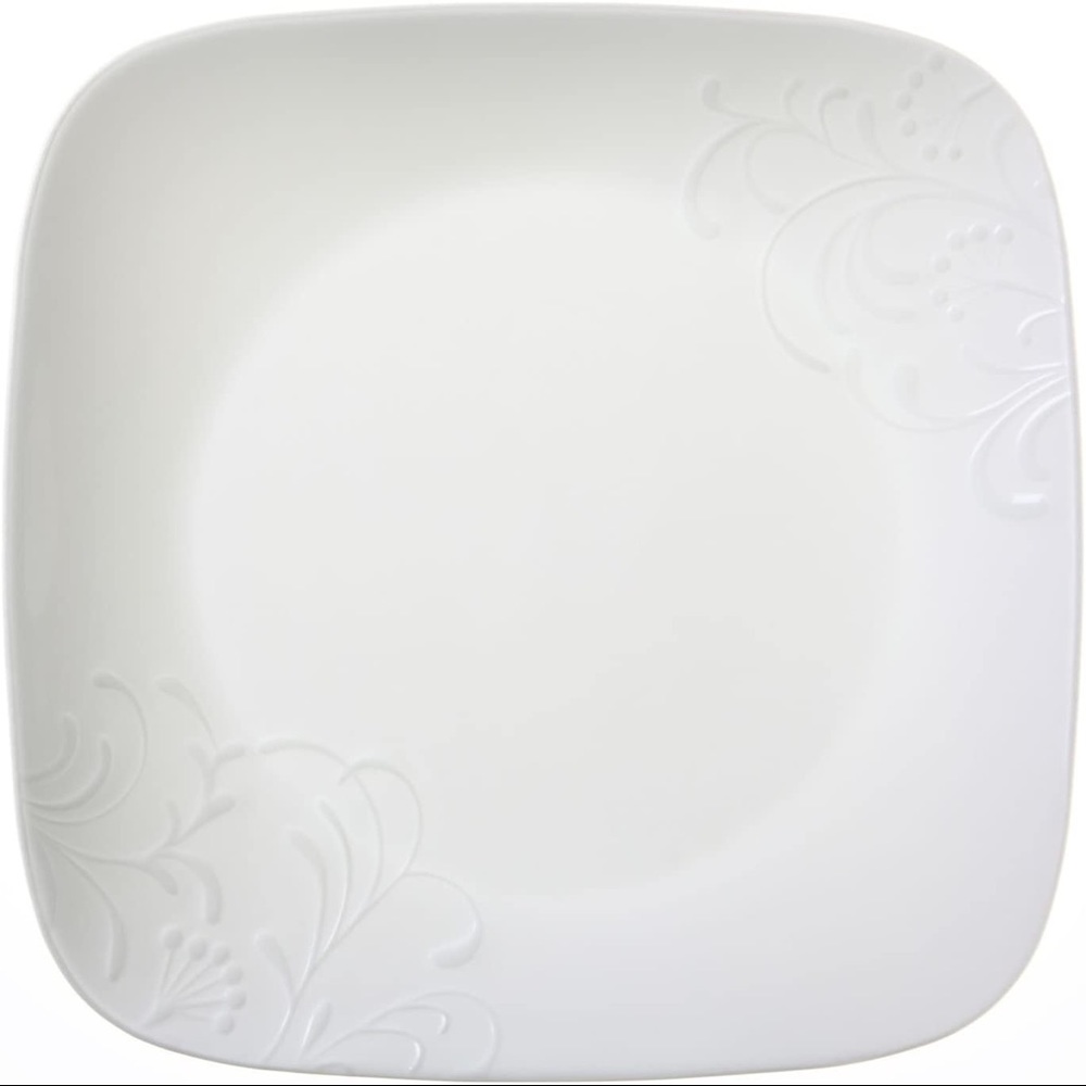 Corelle Boutique Cherish 10.25" Square Dinner Plate (Set of 4)